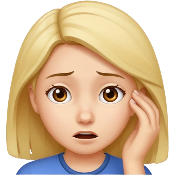 girl scratching her in confusion emoji