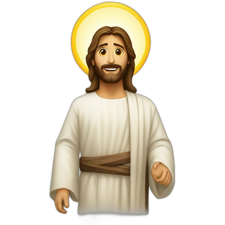 Jesucristo orando emoji