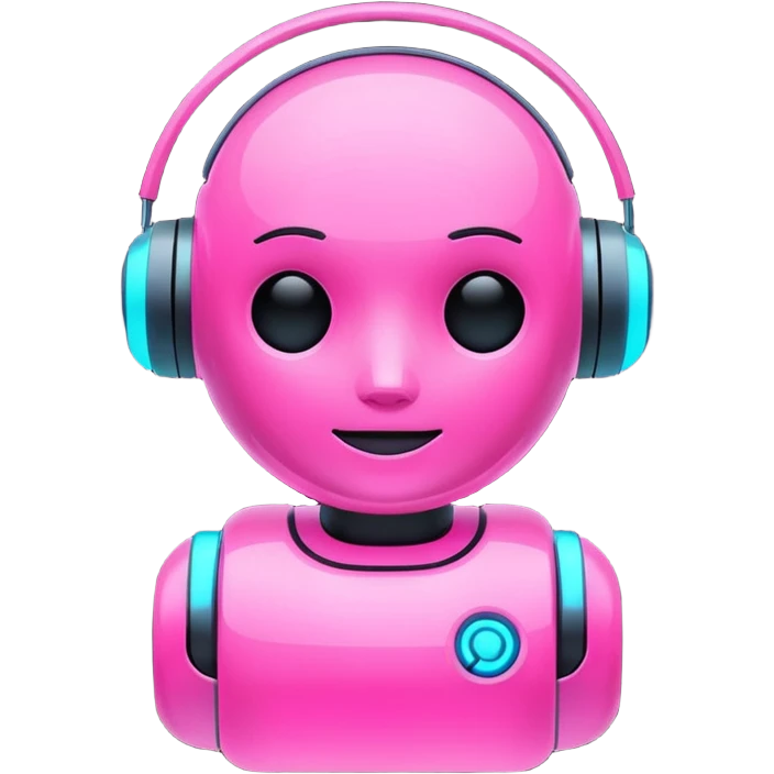 pink chat gpt ai emoji