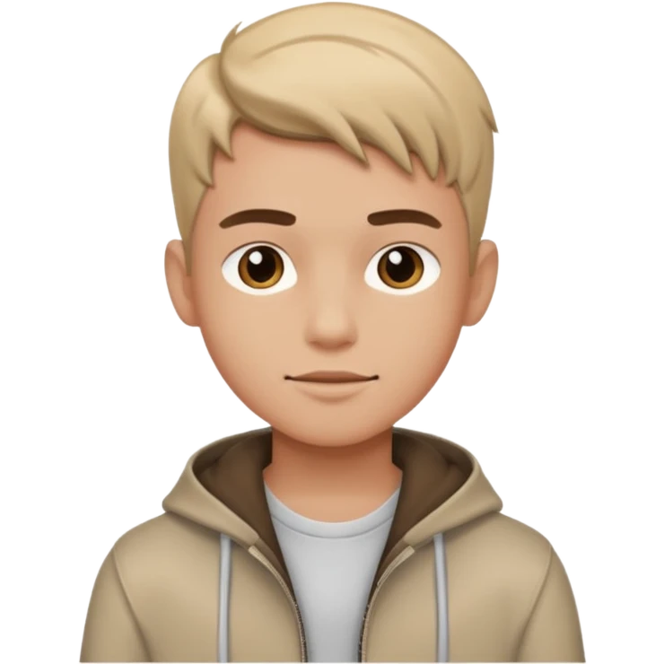 stylish boy in casual wear emoji