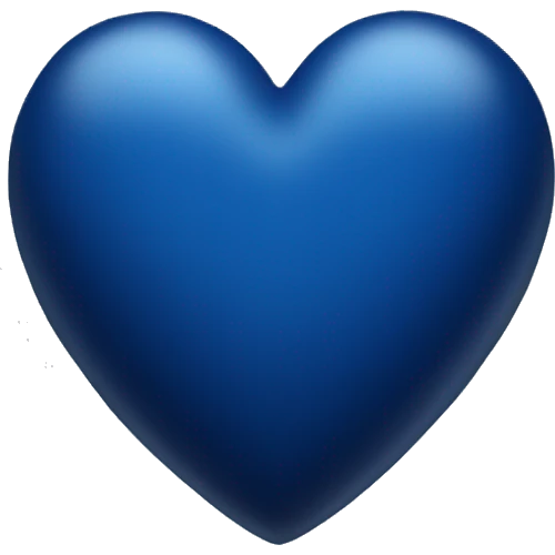 dark blue heart emoji