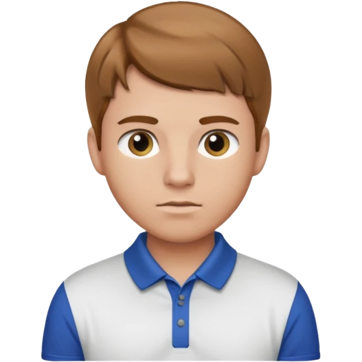 A GOLF PLAYER YOUNG MAN LIGTH BROWN HAIR emoji