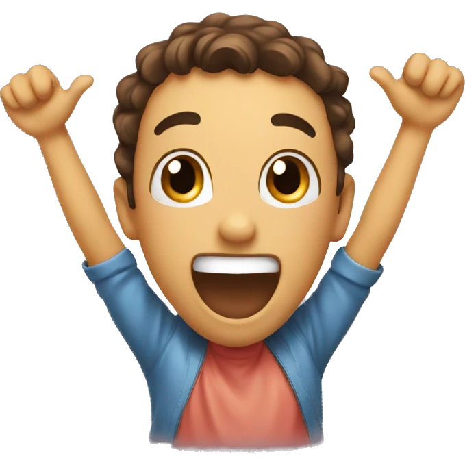 Excited best friends  emoji