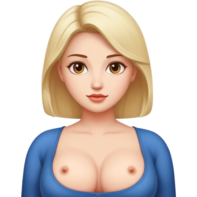 Гола жінка з великими ціцками emoji