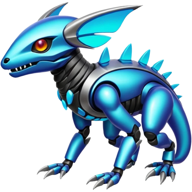  exotic tropical cyber-Protogen-Fakémon-Vernid-creature emoji