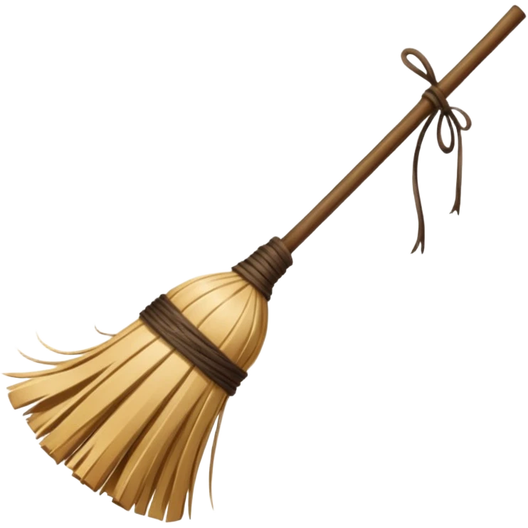 witch's broom emoji