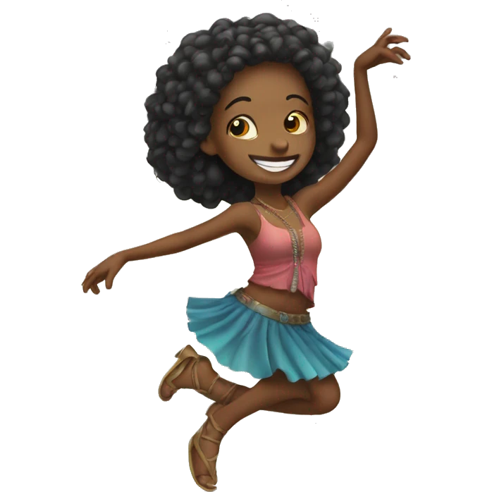 girl who dances hip ho emoji