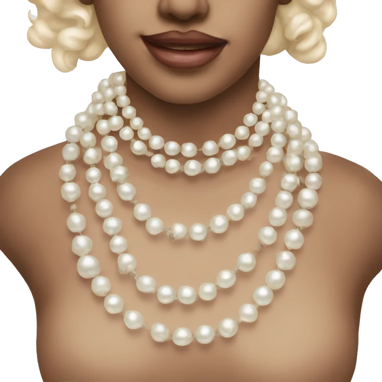 pearl necklace  emoji
