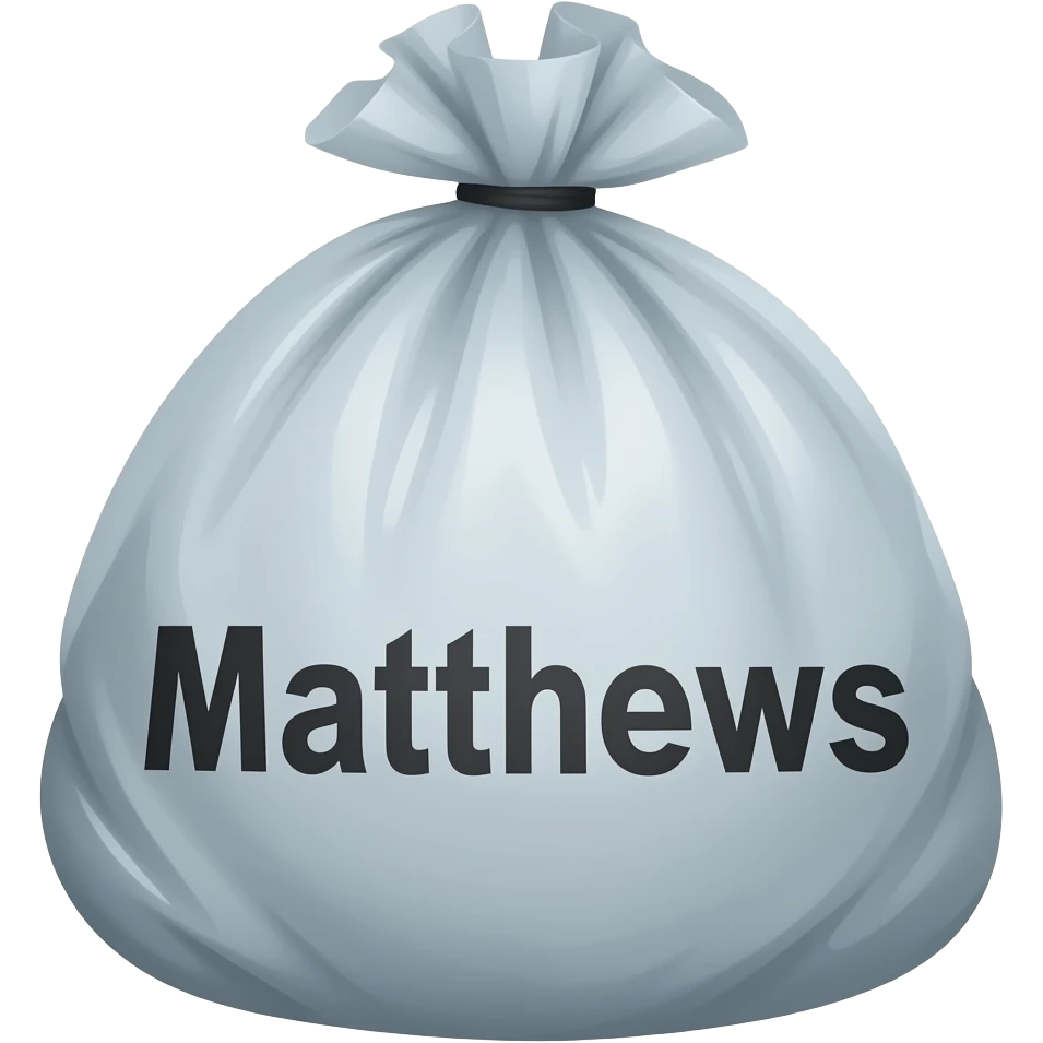 trash bag matthews emoji