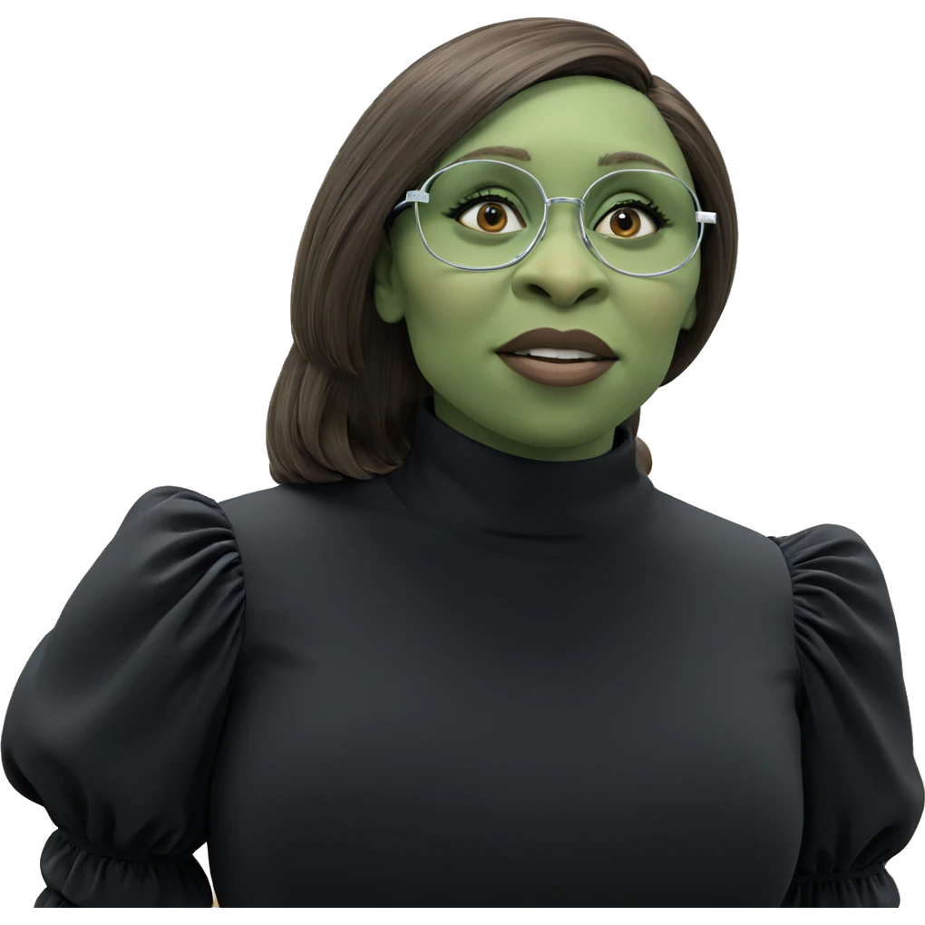 girl in puffy sleeve dress emoji