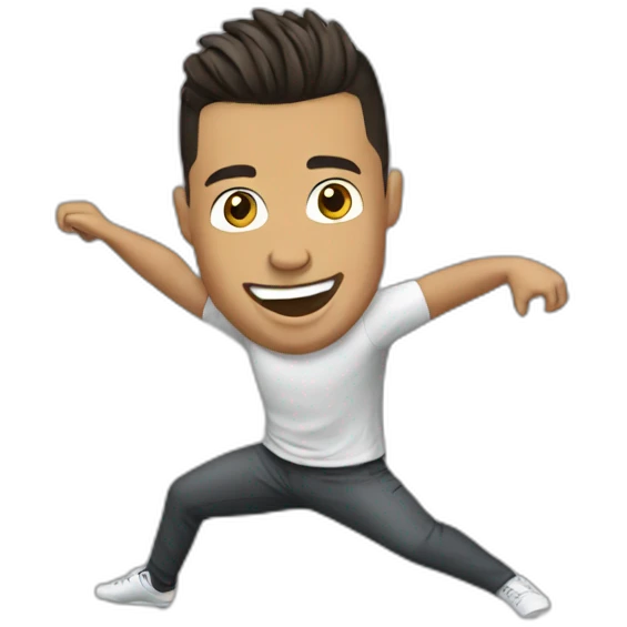 Ronaldo dancing emoji