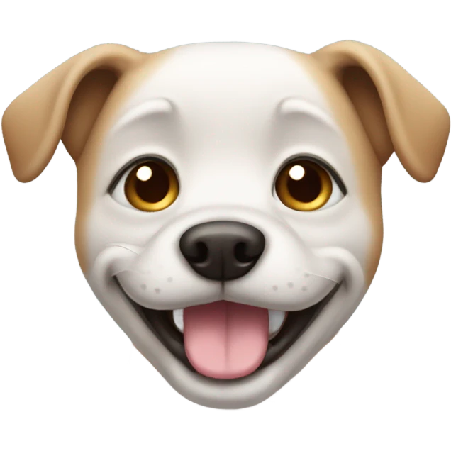 dog blushing emoji