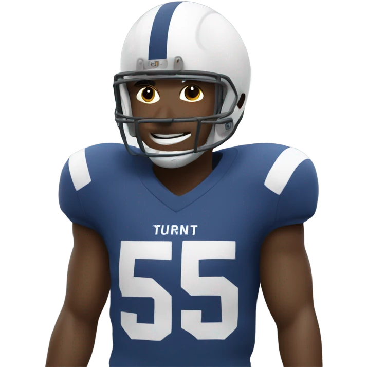 football player with number 55 emoji