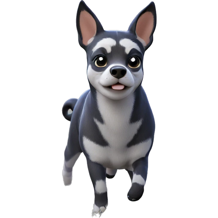 animal in field with blur emoji