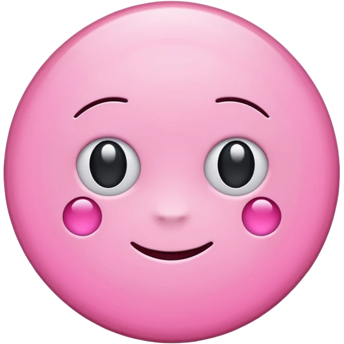 Pink circle Samsung style emoji