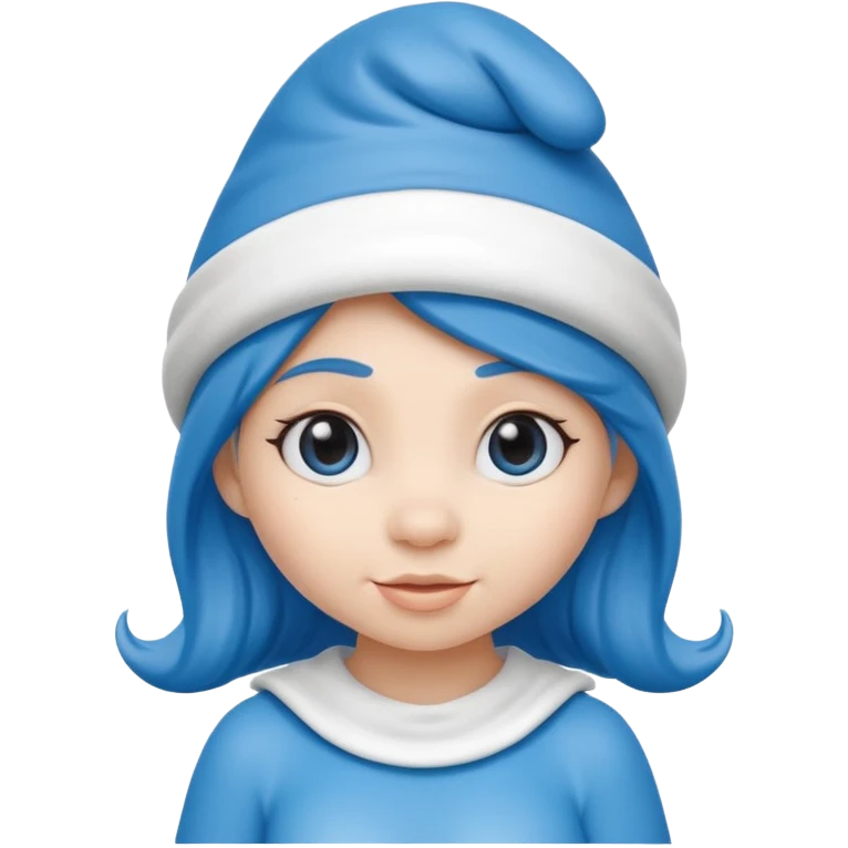 girl smurf  emoji