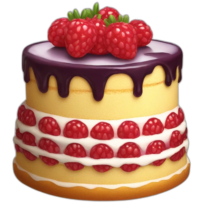 Cake-berry emoji