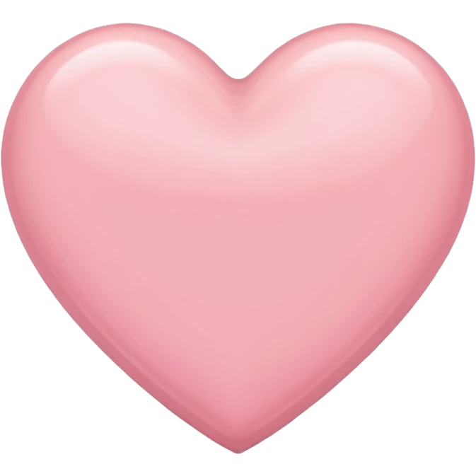 light pink heart emoji