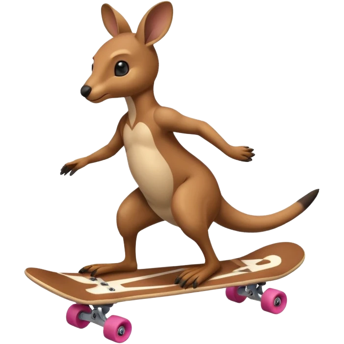 Kangaroo Skateboard  emoji