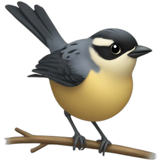 Tit bird emoji