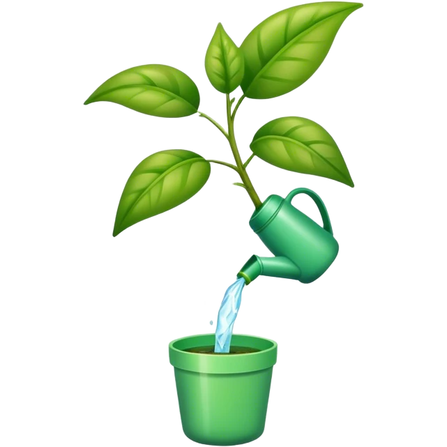 plant waterer emoji