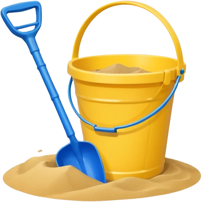 summer-themed emoji of a beach bucket emoji