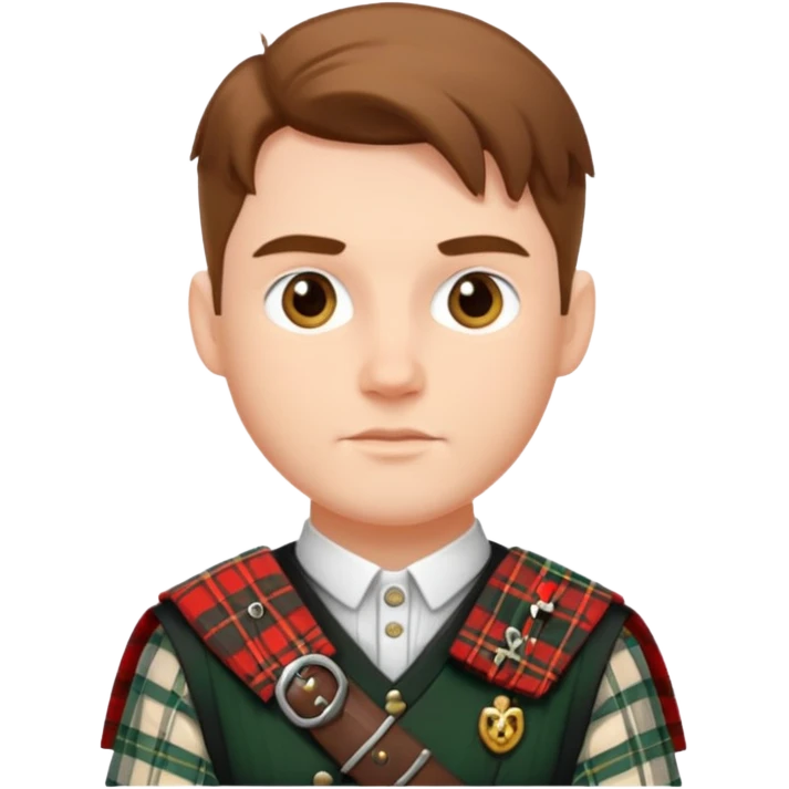 man wearing a kilt emoji