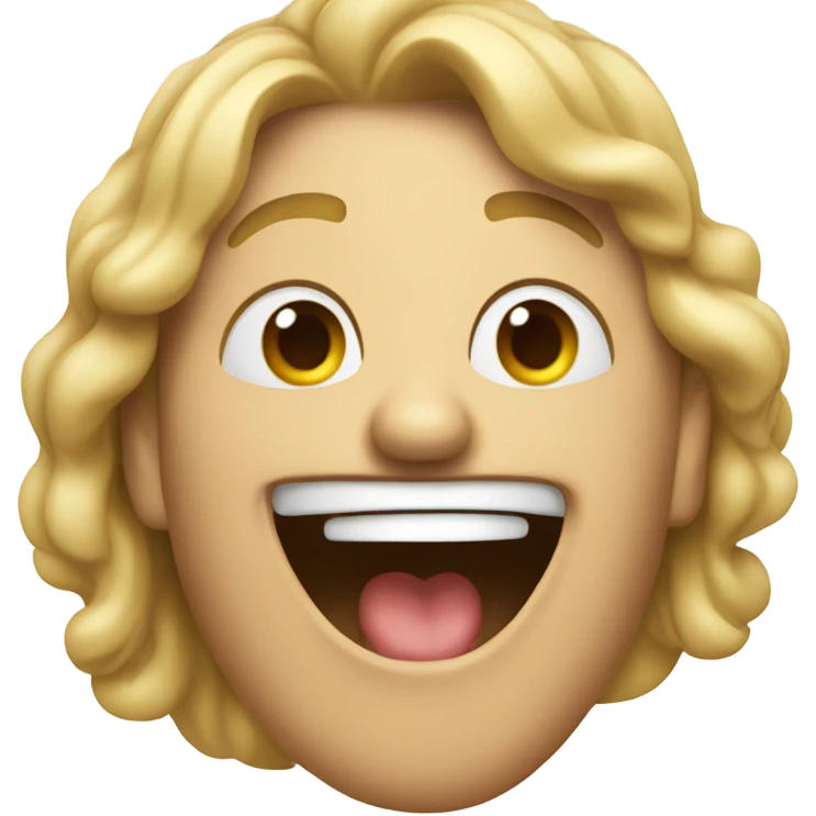 Laughing and pointing towards me emoji