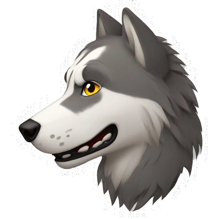 Lobo enamorado emoji