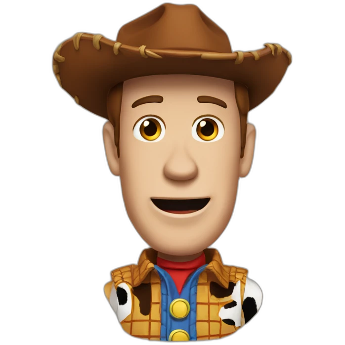 Woody de toys story emoji