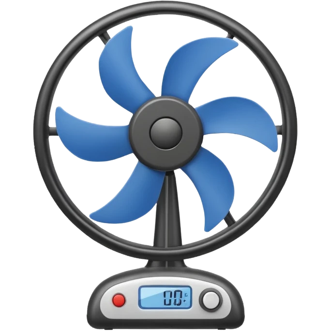 electric fan cartoon emoji