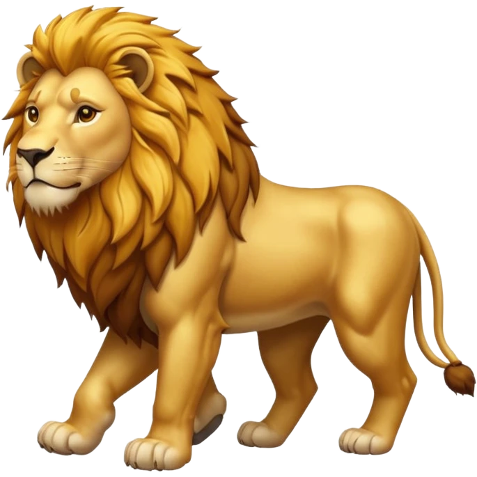 lion walking emoji