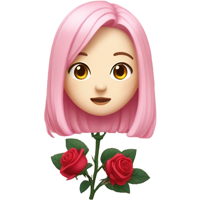 Rose from blackpink apt  emoji