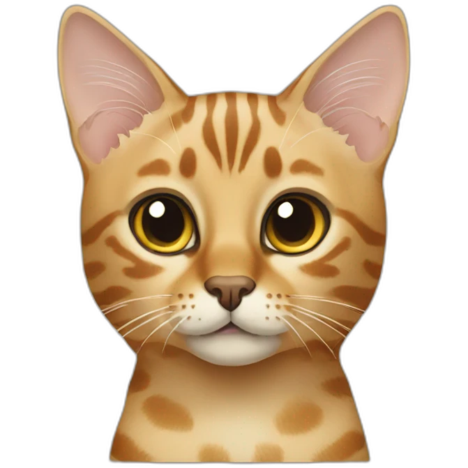 curly-blonde-bengal-cat emoji