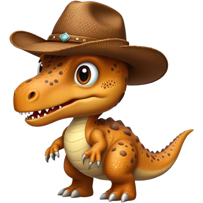 Cowboy dinosaur emoji