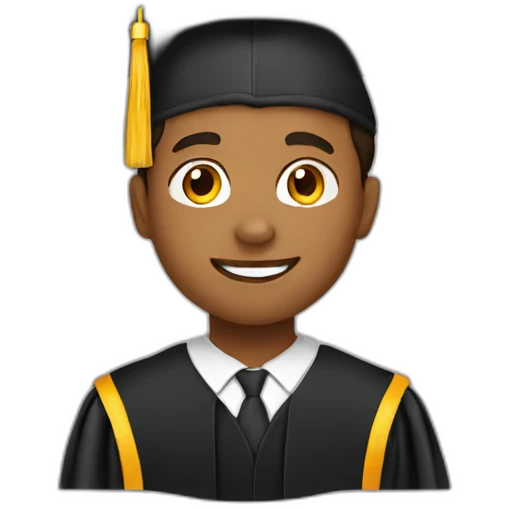 graduated boy emoji