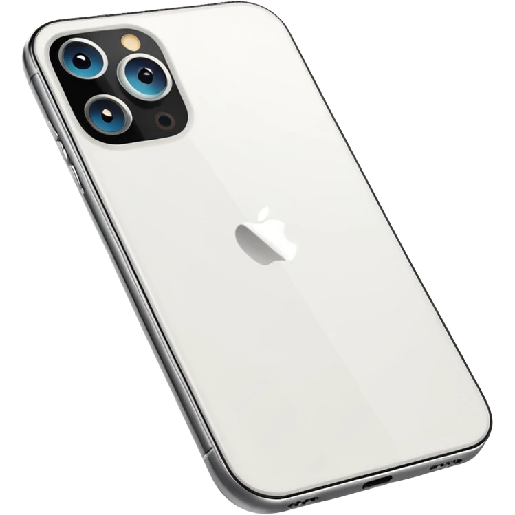 white iphone 14 pro max emoji
