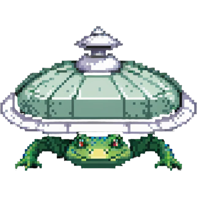 flying saucer abducting a crocodile emoji