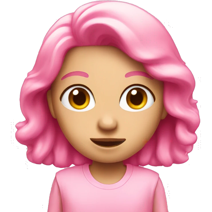 Pink emoji