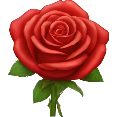 Red rose emoji