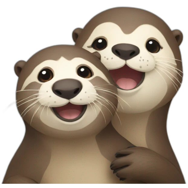 otter with a sloth emoji