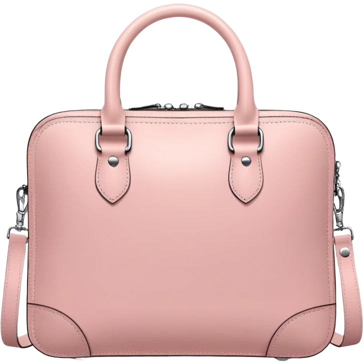 Light pink office bag emoji
