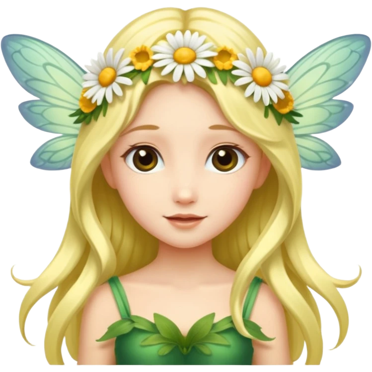 Daisy wings,Flower Fairy. emoji