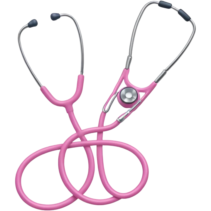pink stethoscope emoji