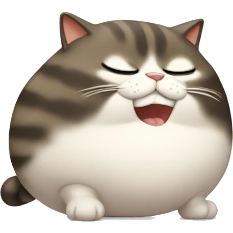 fat cat farting emoji
