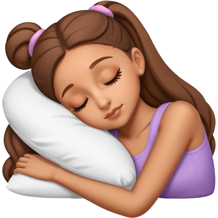 Ariana Grande sleeping emoji