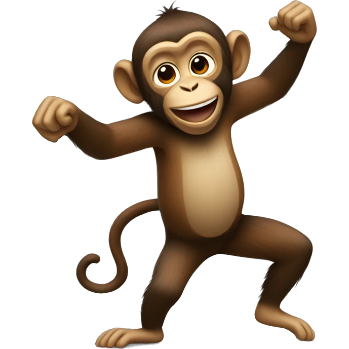 Monkey dancing  emoji