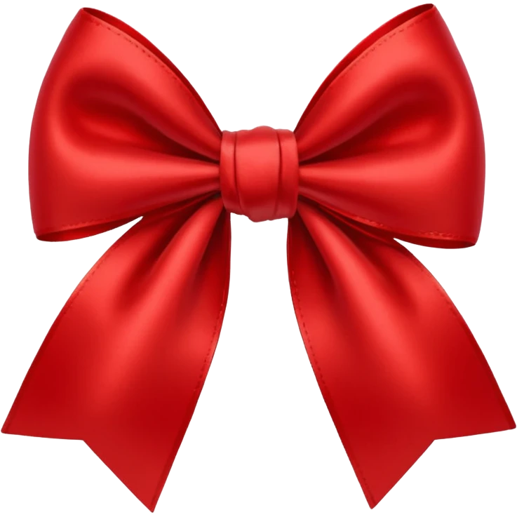 Red bow emoji