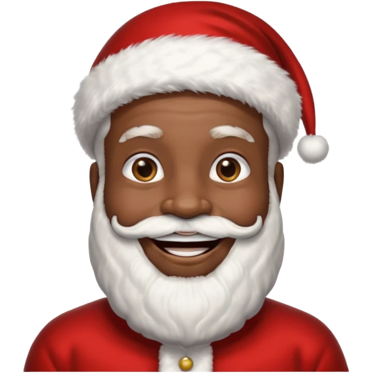 black santa emoji