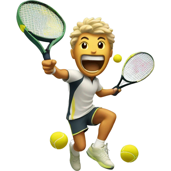 Tennis explosion emoji